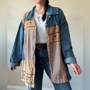 Vintage Patchwork Buttondown
